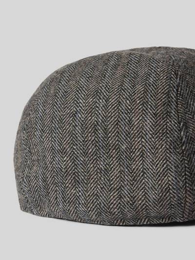 Peek & Cloppenburg BartsSchiebermütze mit Label-Badge Modell 'MR. MITCHELL' in dunkelgrau melange Kauf eins, bekomm eins gratis