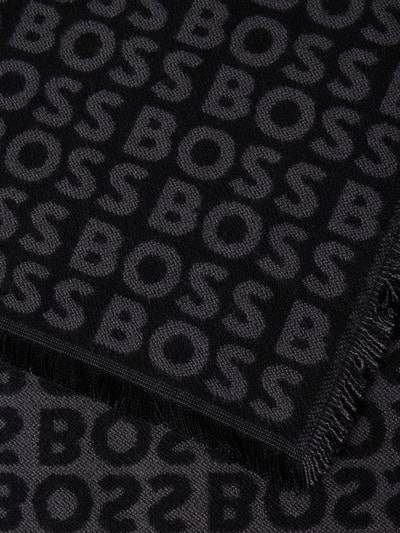 Peek & Cloppenburg BOSSSchal aus Viskose mit Label-Detail Modell 'Tadic' in black Sonderangebote