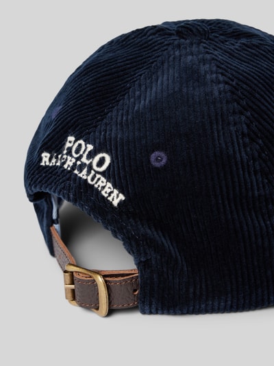 Peek & Cloppenburg Polo Ralph LaurenCap aus Cord mit Label-Stitching in marine Letzte 3 Tage