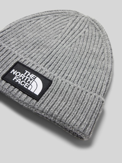 Peek & Cloppenburg The North FaceStrickmütze mit Label-Patch in mittelgrau Bis zu 60% Rabatt