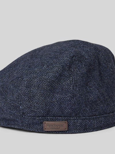 Peek & Cloppenburg BarbourSchiebermütze mit Strukturmuster Modell 'Barlow' in marine Nur noch ein Tag übrig