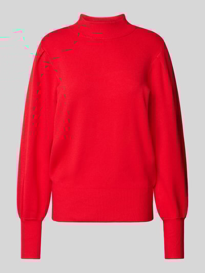 Peek & Cloppenburg YASStrickpullover mit Stehkragen Modell 'FONNY' in rot Outlet