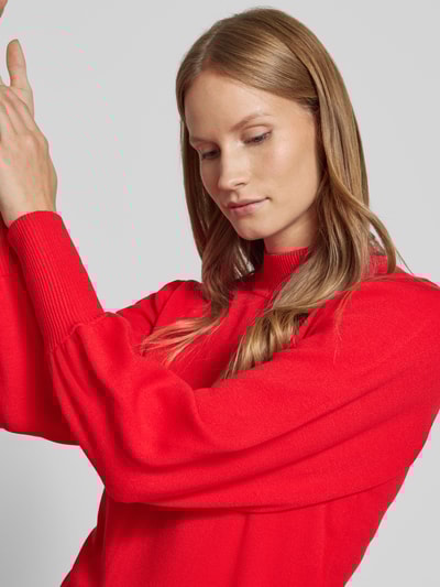 Peek & Cloppenburg YASStrickpullover mit Stehkragen Modell 'FONNY' in rot Outlet