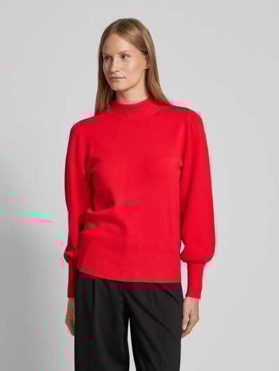 Peek & Cloppenburg YASStrickpullover mit Stehkragen Modell 'FONNY' in rot Outlet
