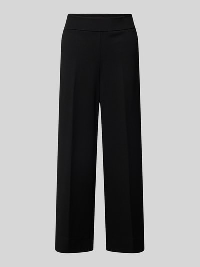 Peek & Cloppenburg OPUSWide Leg Stoffhose mit Bügelfalten Modell 'Misha city' in black Verkauf