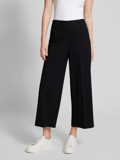 Peek & Cloppenburg OPUSWide Leg Stoffhose mit Bügelfalten Modell 'Misha city' in black Verkauf