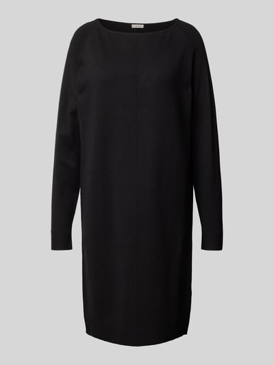 Peek & Cloppenburg s.Oliver RED LABELRelaxed Fit Feinstrickkleid mit U-Boot-Ausschnitt in black Hotsell