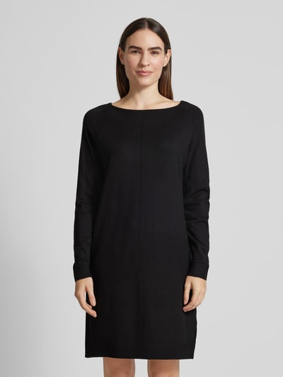 Peek & Cloppenburg s.Oliver RED LABELRelaxed Fit Feinstrickkleid mit U-Boot-Ausschnitt in black Hotsell