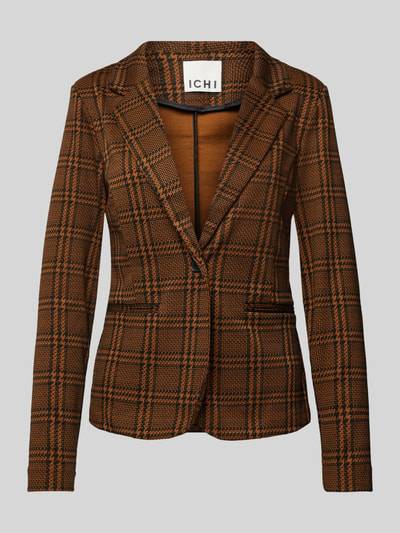 Peek & Cloppenburg ICHIBlazer mit Reverskragen Modell 'KATE' in mittelbraun Schlussverkauf