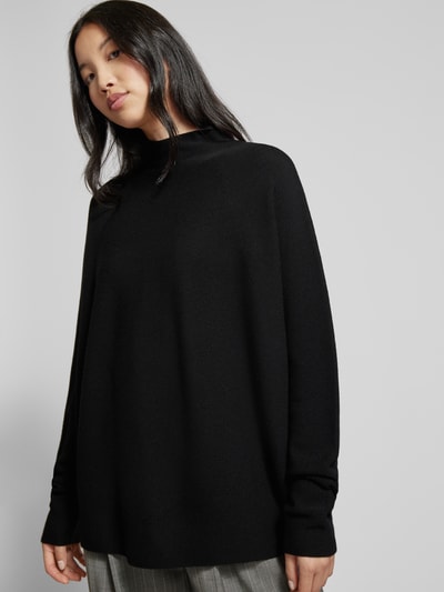 Peek & Cloppenburg DrykornStrickpullover aus Schurwolle mit Stehkragen Modell 'LYZA' in black Meist gekauft