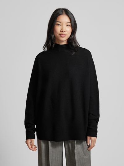 Peek & Cloppenburg DrykornStrickpullover aus Schurwolle mit Stehkragen Modell 'LYZA' in black Meist gekauft