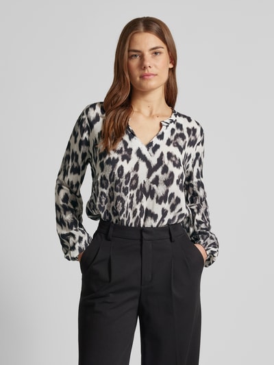 Peek & Cloppenburg monariRegular Fit Bluse aus Viskose mit Stehkragen in black Blitzverkäufe