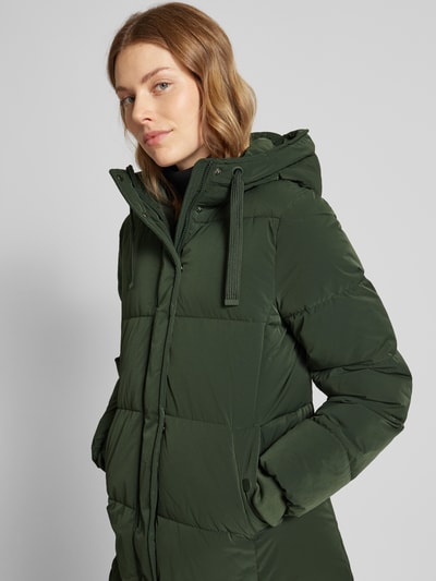 Peek & Cloppenburg Christian Berg Woman SelectionSteppmantel mit Kapuze in dunkelgruen Sonderangebot