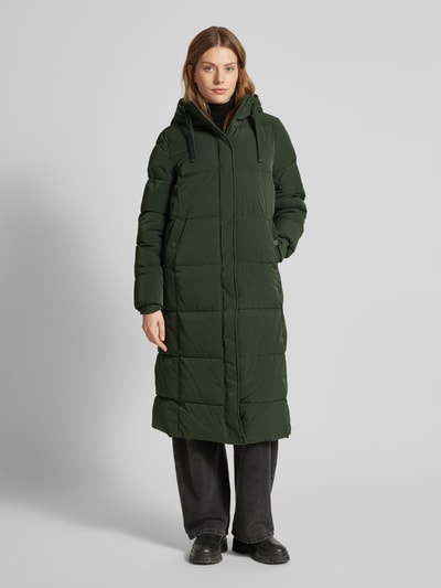 Peek & Cloppenburg Christian Berg Woman SelectionSteppmantel mit Kapuze in dunkelgruen Sonderangebot