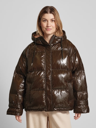 Peek & Cloppenburg LOLLYS LAUNDRYSteppjacke mit Stehkragen Modell 'Sehlby' in khaki Großer Ausverkauf