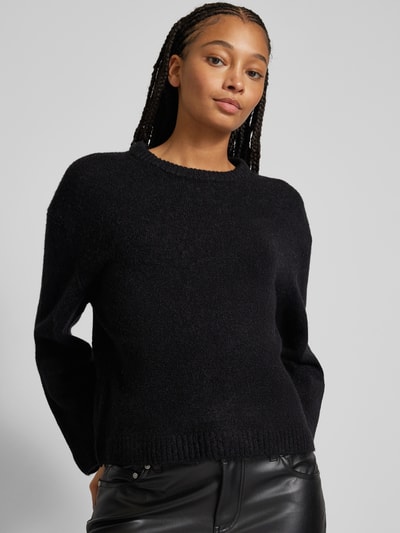 Peek & Cloppenburg Gina TricotStrickpullover mit Rundhalsausschnitt in black Lagerräumung