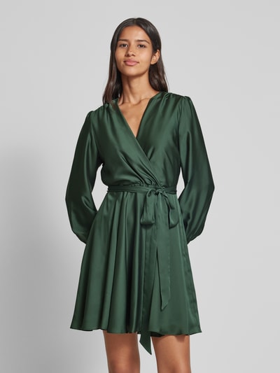 Peek & Cloppenburg SwingCocktailkleid in Wickel-Optik in dunkelgruen Exklusive Angebote