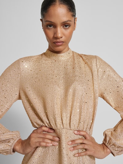 Peek & Cloppenburg Jake*s CollectionKnielanges Kleid mit Pailletten in gold Große Rabatte
