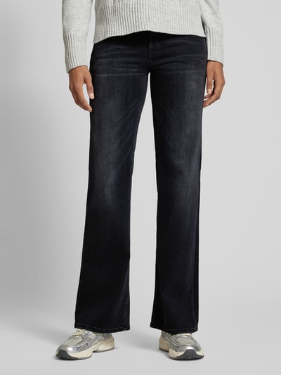 Peek & Cloppenburg CambioFlared Jeans mit Gürtelschlaufen Modell 'TESS' in anthrazit melange Tägliche Deals