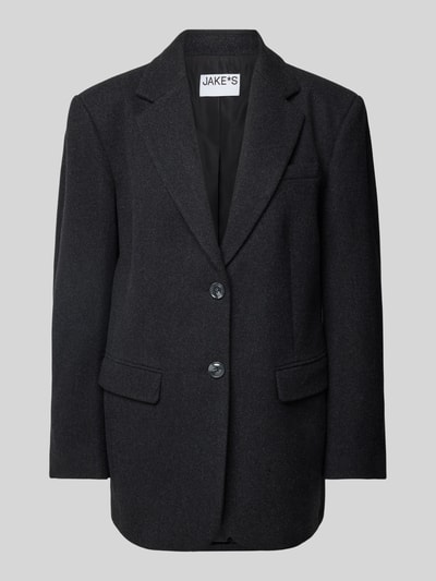Peek & Cloppenburg Jake*s CasualBlazer mit Reverskragen in dunkelgrau melange Riesige Ersparnisse