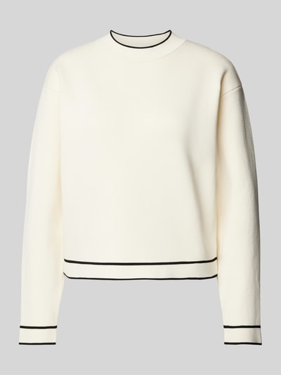 Peek & Cloppenburg MangoPullover mit Rundhalsausschnitt Modell 'COMO' in offwhite Tiefpreis