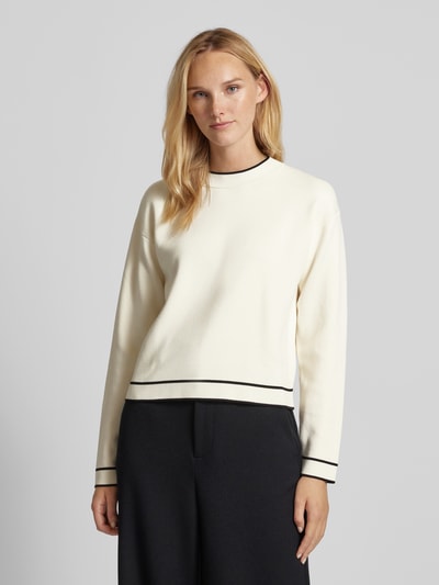 Peek & Cloppenburg MangoPullover mit Rundhalsausschnitt Modell 'COMO' in offwhite Tiefpreis