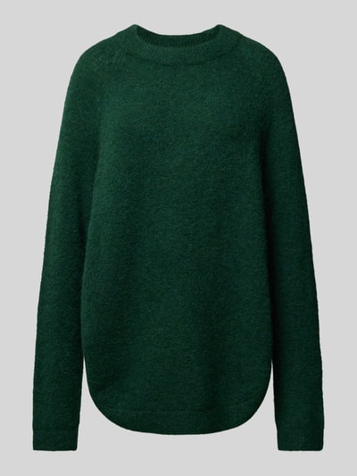 Peek & Cloppenburg MSCH CopenhagenOversized Strickpullover mit Rundhalsausschnitt Modell 'Lessine' in dunkelgruen JETZT KAUFEN