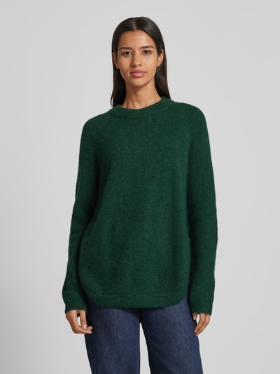 Peek & Cloppenburg MSCH CopenhagenOversized Strickpullover mit Rundhalsausschnitt Modell 'Lessine' in dunkelgruen JETZT KAUFEN