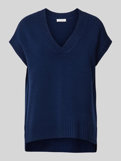 Peek & Cloppenburg Christian Berg WomanPullunder aus Lanawolle mit V-Ausschnitt in dunkelblau Zeitbegrenzte Promotion