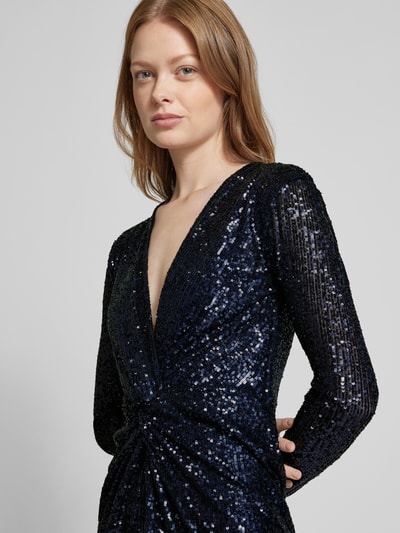Peek & Cloppenburg SISTAGLAMAbendkleid mit Paillettenbesatz in marine Bis zu 65% Rabatt