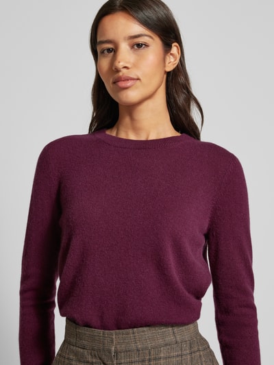 Peek & Cloppenburg Christian Berg WomanStrickpullover mit Strukturmuster in bordeaux Vierteljährliche Förderung