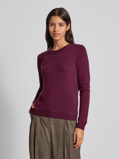 Peek & Cloppenburg Christian Berg WomanStrickpullover mit Strukturmuster in bordeaux Vierteljährliche Förderung