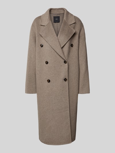 Peek & Cloppenburg MangoWollmantel mit Reverskragen Modell 'PICAROL' in mittelbraun Fabrikladen