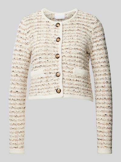 Peek & Cloppenburg Jake*s CollectionCardigan mit Rundhalsausschnitt in ecru Begrenzt auf 3 Tage