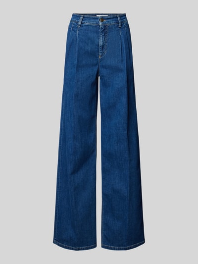 Peek & Cloppenburg CambioJeans mit Gesäßtaschen Modell 'ALMA' in dunkelblau Im Verkauf