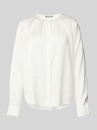Peek & Cloppenburg Christian Berg Woman SelectionRegular Fit Bluse mit verdeckter Knopfleiste in ecru 50% Rabatt für begrenzte Zeit