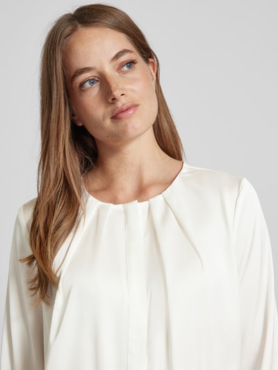 Peek & Cloppenburg Christian Berg Woman SelectionRegular Fit Bluse mit verdeckter Knopfleiste in ecru 50% Rabatt für begrenzte Zeit