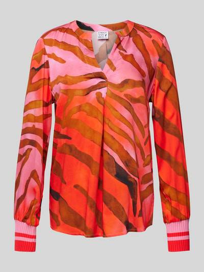 Peek & Cloppenburg Emily Van den BerghRegular Fit Bluse mit V-Ausschnitt in pink Verkauf