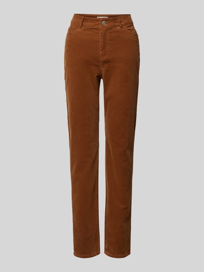 Peek & Cloppenburg Christian Berg WomanRegular Fit Cordhose im 5-Pocket-Design in cognac Angebote