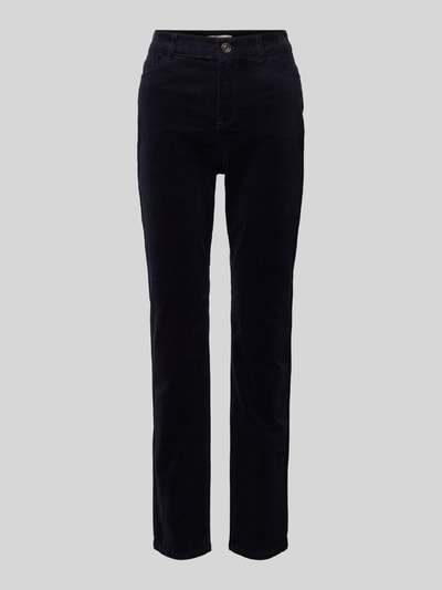 Peek & Cloppenburg Christian Berg WomanRegular Fit Cordhose im 5-Pocket-Design in dunkelblau Günstiger Verkauf