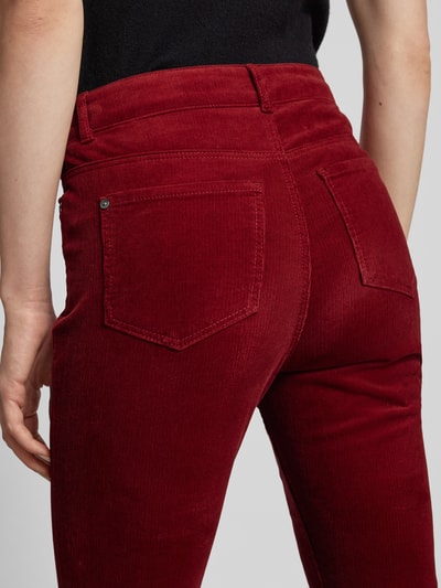 Peek & Cloppenburg Christian Berg WomanRegular Fit Cordhose im 5-Pocket-Design in dunkelrot Meist gekauft