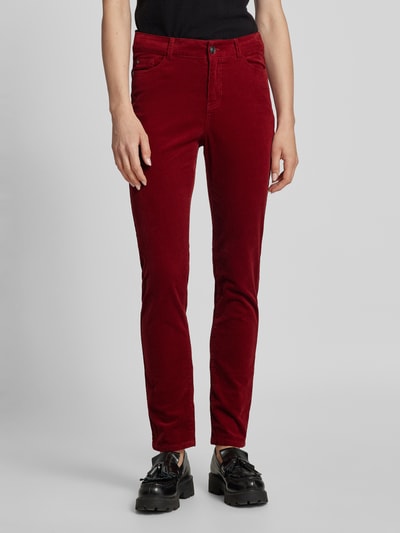Peek & Cloppenburg Christian Berg WomanRegular Fit Cordhose im 5-Pocket-Design in dunkelrot Meist gekauft
