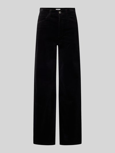 Peek & Cloppenburg Marc O'Polo DenimWide Leg Cordhose im 5-Pocket-Design in black Rabatt