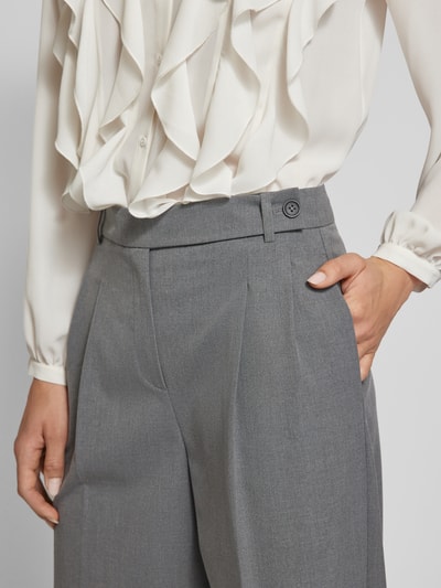 Peek & Cloppenburg Jake*s CollectionStoffhose mit Bundfalten in silber melange Online Shopping