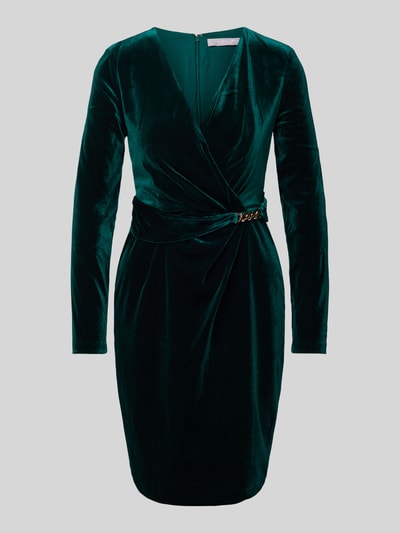 Peek & Cloppenburg Christian Berg CocktailCocktailkleid in Wickel-Optik in dunkelgruen Saisonschlussverkauf