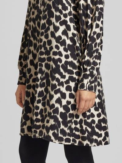 Peek & Cloppenburg MSCH CopenhagenKnielanges Kleid mit Rundhalsausschnitt in beige Black Friday