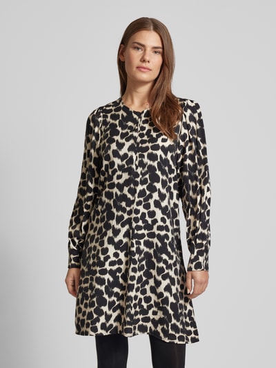 Peek & Cloppenburg MSCH CopenhagenKnielanges Kleid mit Rundhalsausschnitt in beige Black Friday