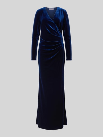 Peek & Cloppenburg Christian Berg CocktailAbendkleid in Wickel-Optik in marine Osterangebot