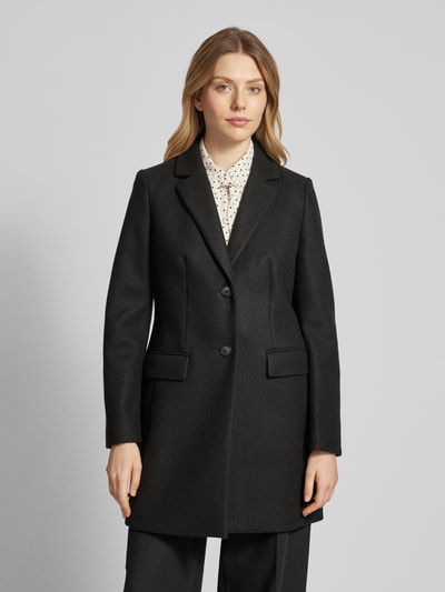 Peek & Cloppenburg Christian Berg Woman SelectionMantel mit Reverskragen in black Lagerräumung