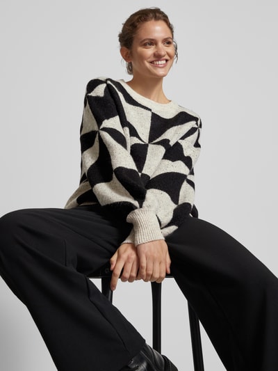Peek & Cloppenburg OnlyPullover mit Rundhalsausschnitt Modell 'GEORGINA' in offwhite Heißer Verkauf